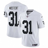 Men & Women & Youth Las Vegas Raiders #31 Raheem Mostert White 2025 Vapor Stitched Jersey,baseball caps,new era cap wholesale,wholesale hats